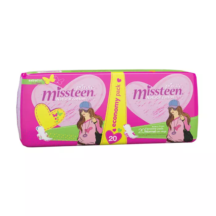 PRIVATE MISSTEEN FEMININE PADS NORMAL*20