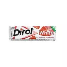 DIROL GUM WHITE STRAWBERRY 