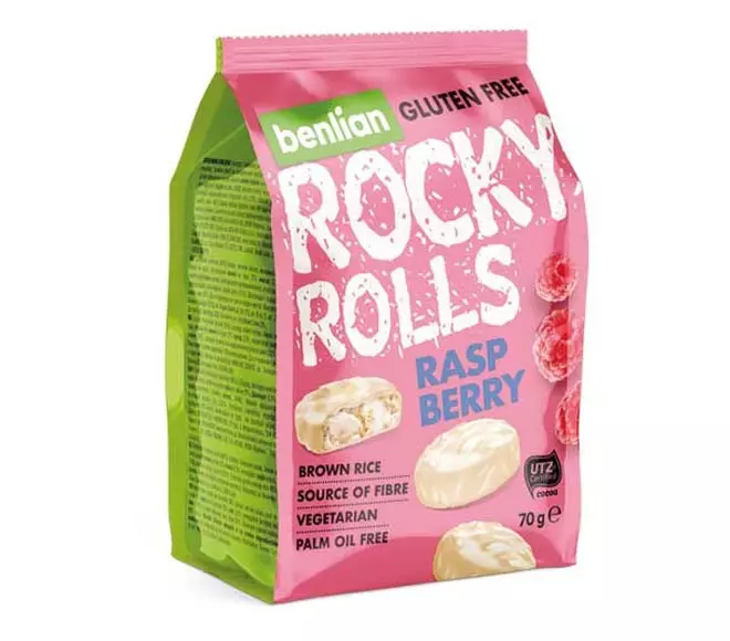 BENLIAN ROCKY ROLLS RASPBERRY 70G 