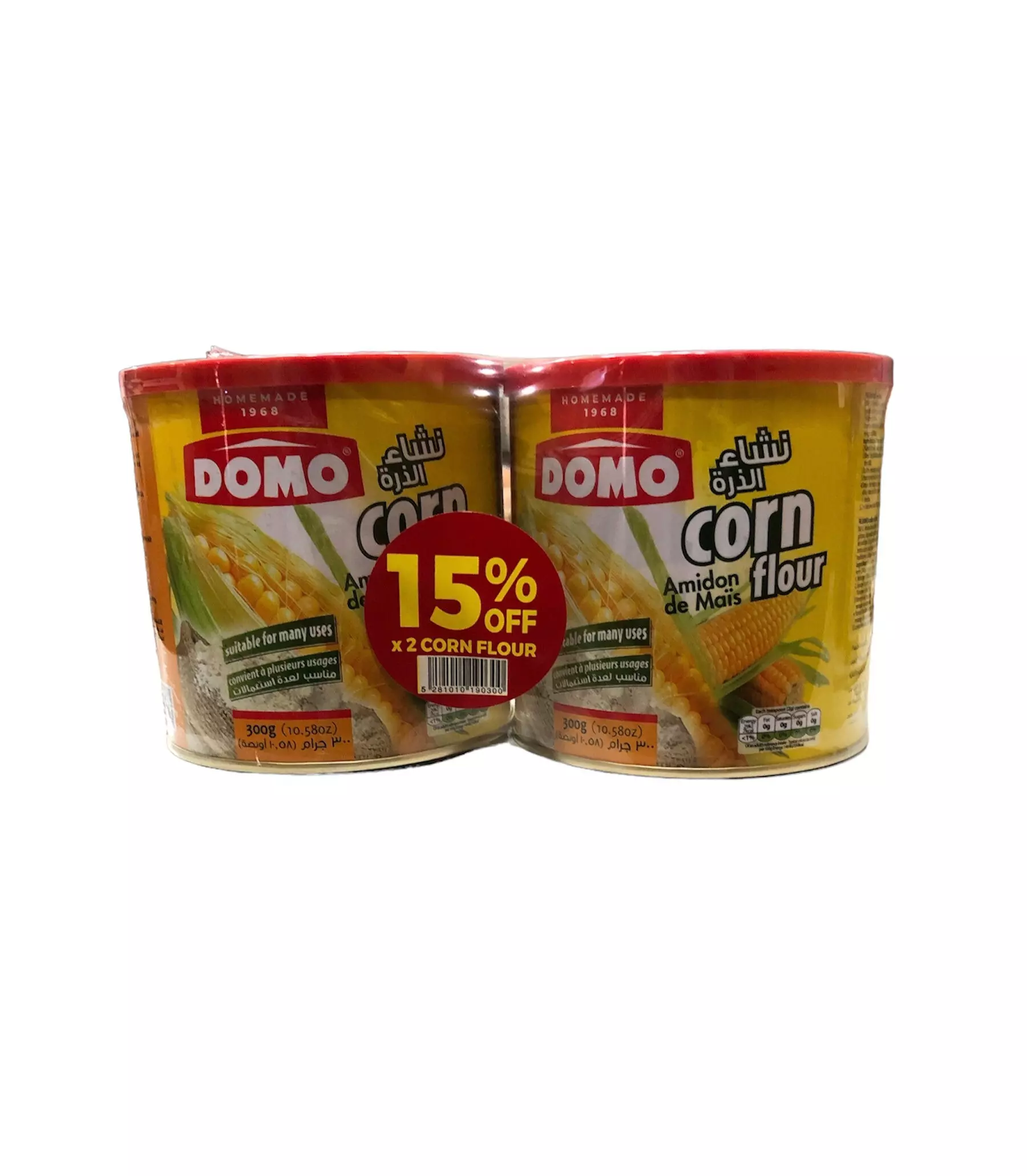 DOMO CORN FLOUR *2 300 G -15% 