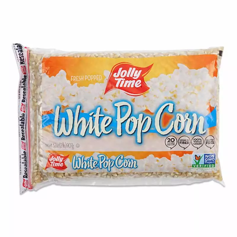 JOLLY TIME ZIP LOCK MICROWAVE POPCORN 907 G