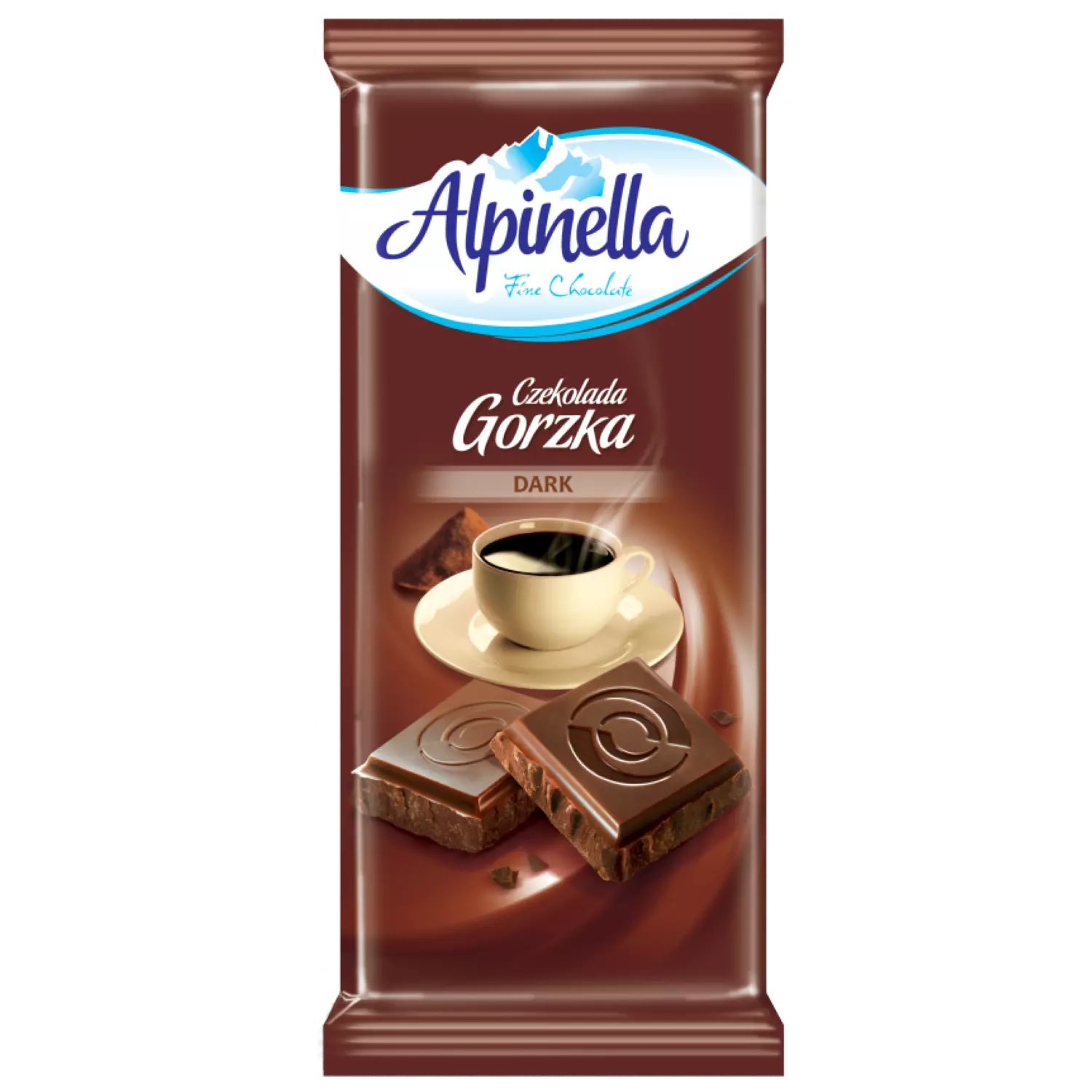ALPINELLA DARK CHOCOLATE GORZKA 90G 