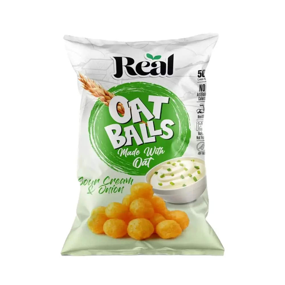 REAL OAT BALLS SOUR CREAM ONION 50 G