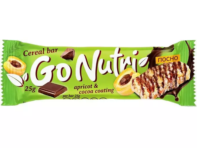 GO NUTRI CEREAL BAR APRICOT 25G 