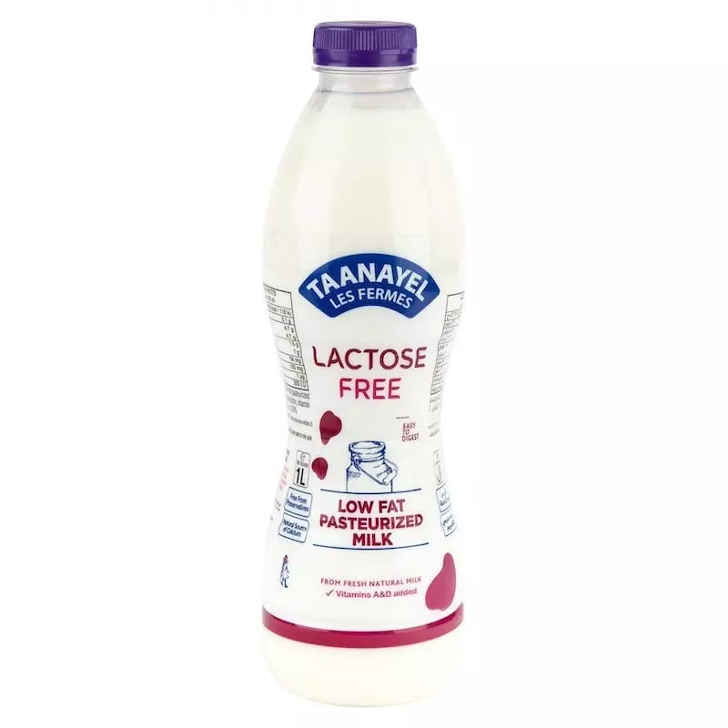 TAANAYEL MILK LOW FAT LACTOSE FREE 1 L