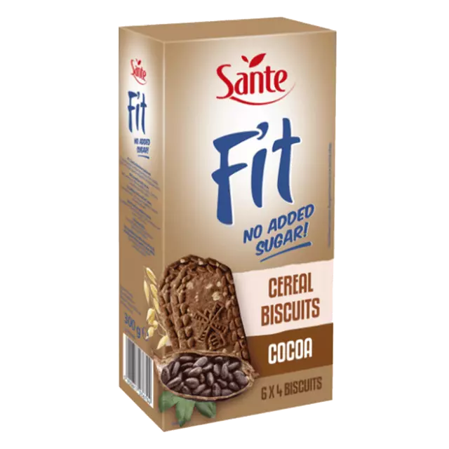 SANTE FIT CEREAL BISCUIT COCOA 300G -20%