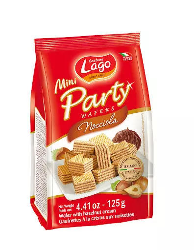 LAGO MINI PARTY WAFER NOCCIOLA 125G