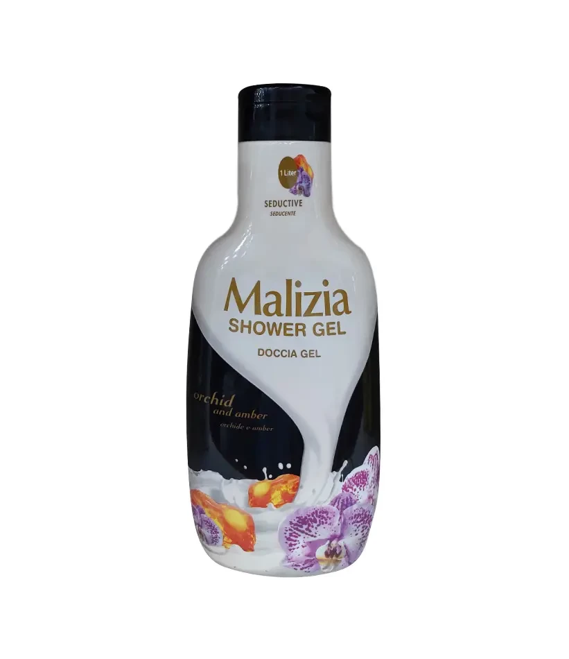MALIZIA SHOWER GEL ORCHID & AMBER 1L