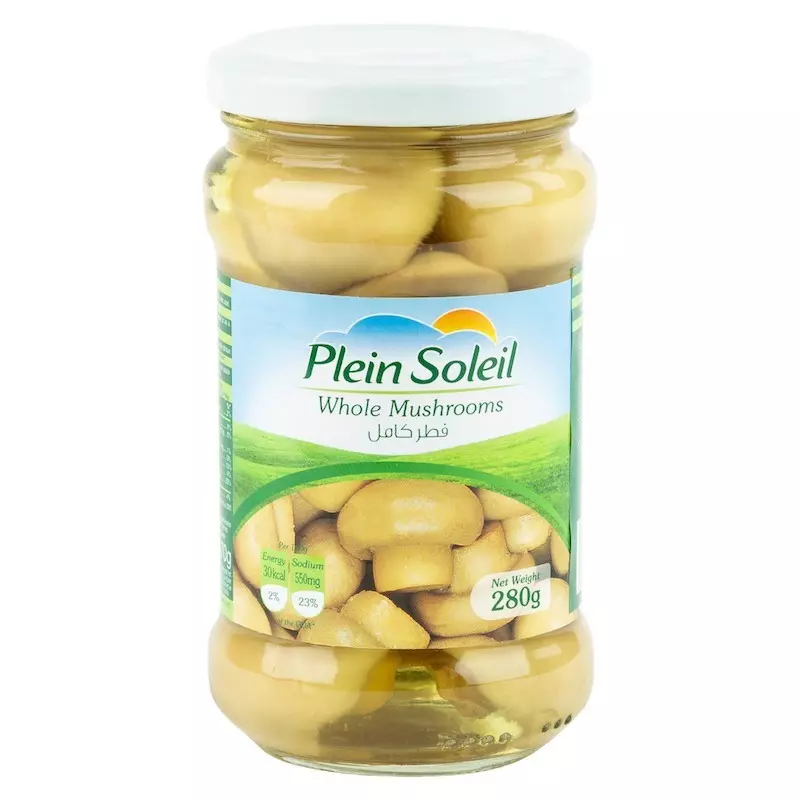 PLEIN SOLEIL WHOLE MUSHROOMS 280 G