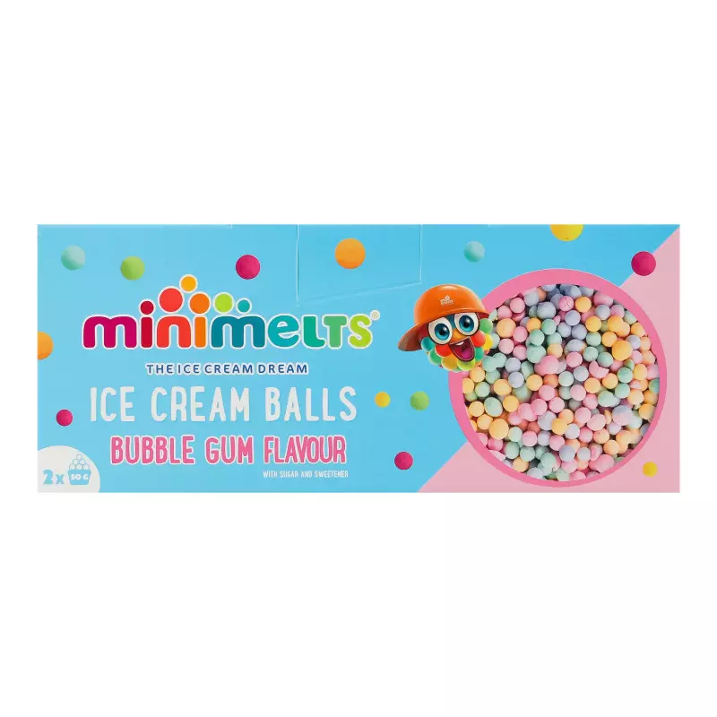 N MINIMELTS ICECREAM BALLS BUBBLE GUM*2 100G