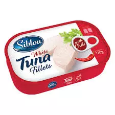 SIBLOU TUNA FILLET IN VEGETABLE OIL CHILI 120 G