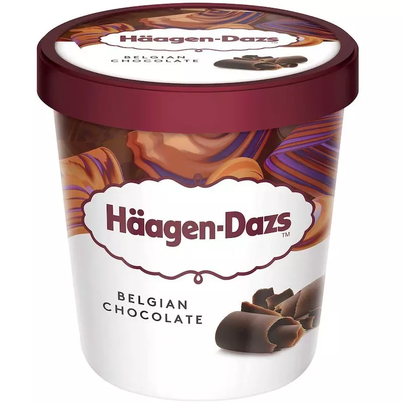 HAAGEN DAZS BELGIAN CHOCOLATE CUP 460 ML