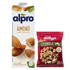 ALPRO MILK NUTTY ALMOND 1L+ GRANOLA 60 G FREE