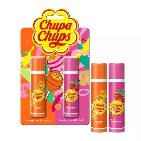 CHUPA CHUPS LIP BALM BERRY & ORANGE 