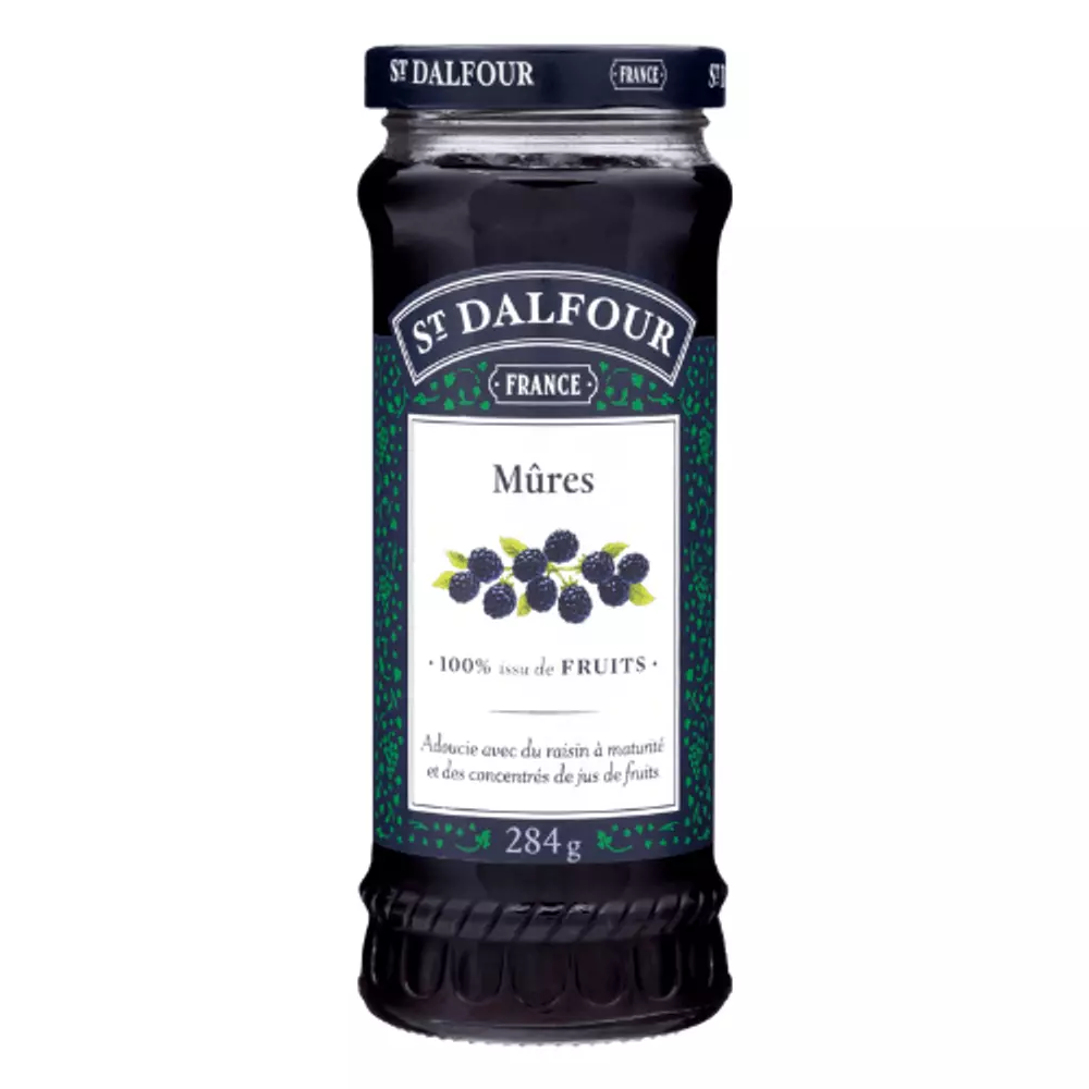 ST DALFOUR BLACK BERRY JAM 284G