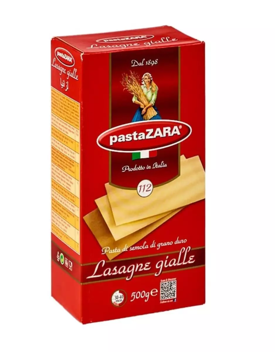 PASTA ZARA LASAGNE 500G 