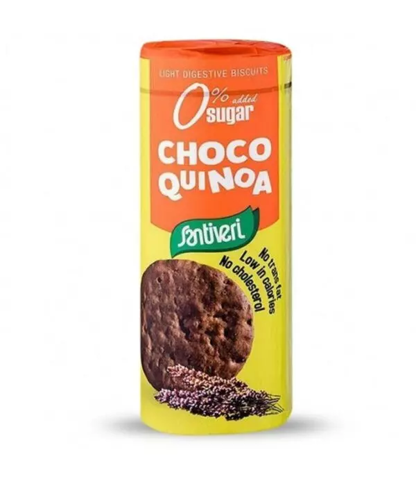 SANTIVERI DIGESTIVE BISCUITS CHOCO QUINOA 175 G