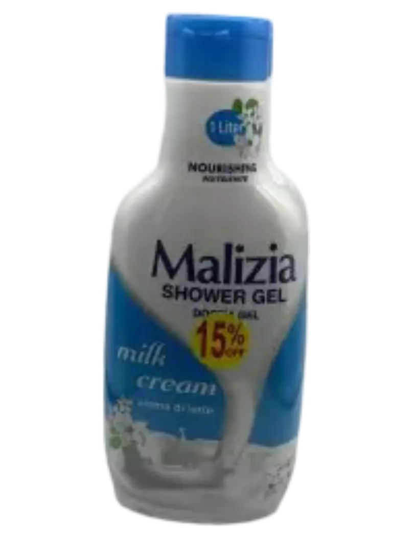 MALIZIA SHOWER GEL MILK CREAM 1 L*2_15% OFF