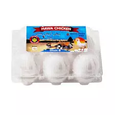 HAWA CHICKEN WHITE EGG *6