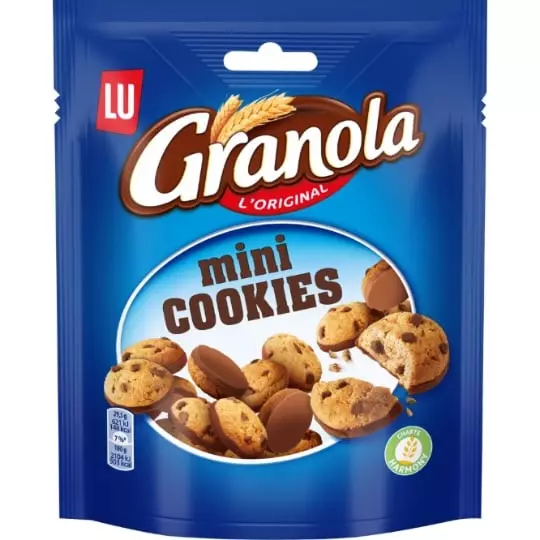LU GRANOLA MINI COOKIES CHOCO 110G
