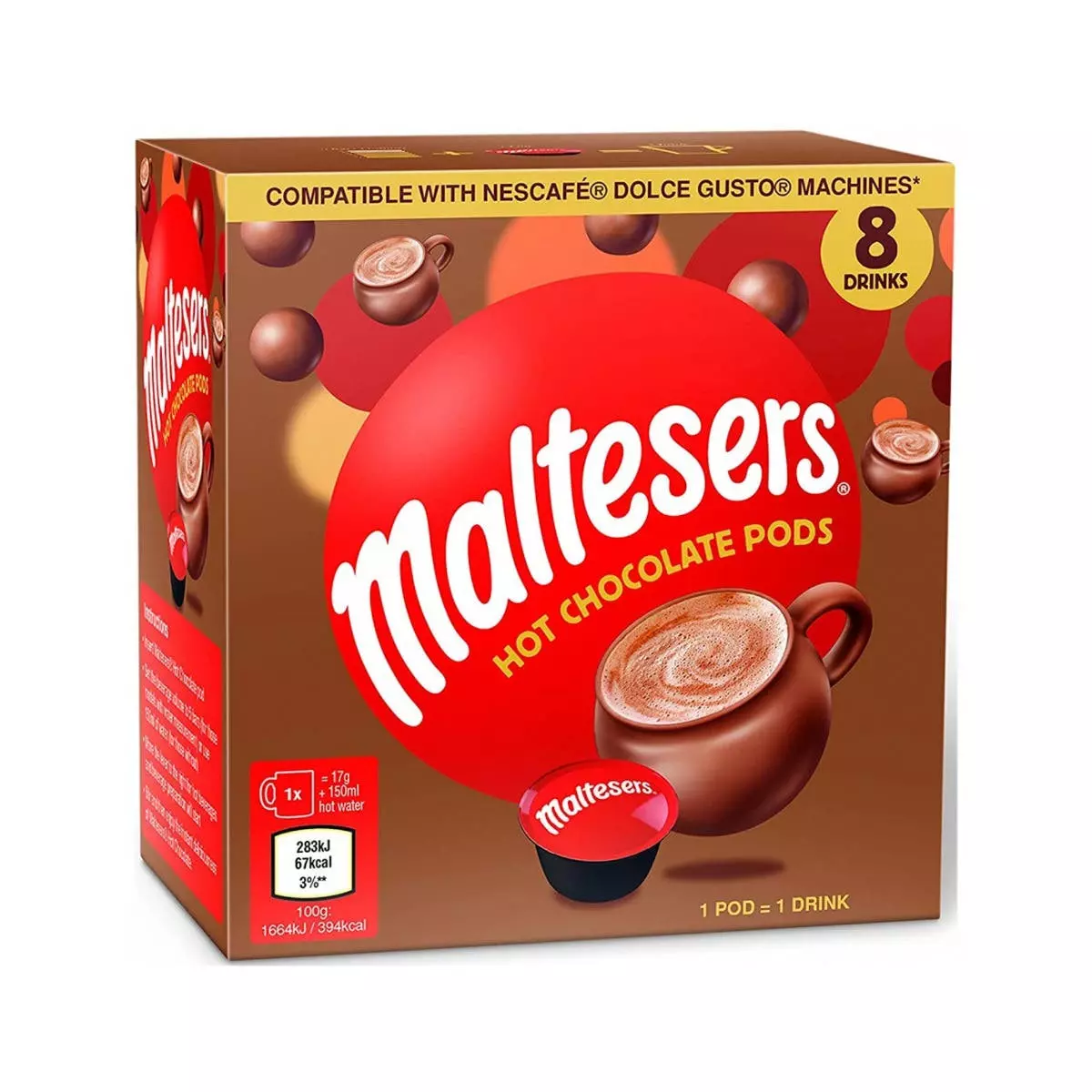 MALTESERS HOT CHOCOLATE 120 G