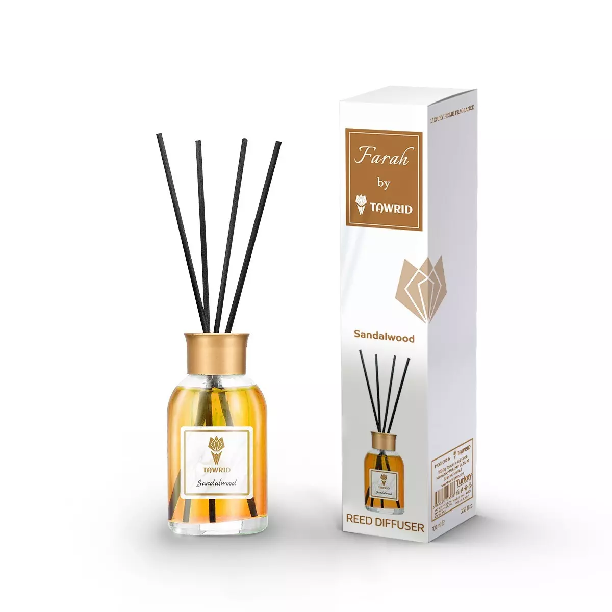 TAWRID BY FARAH REED DIFFUSER SANDALWOOD 100ML