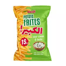 MASTER POTATE FRITES SOUR CREAM AND HERBS 210G
