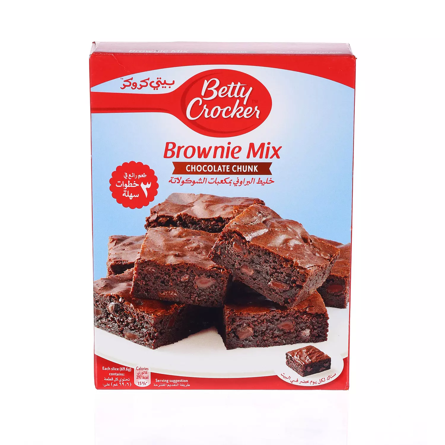 BETTY CROCKER BROWNIE CHOCOLATE CHUNK 500 G