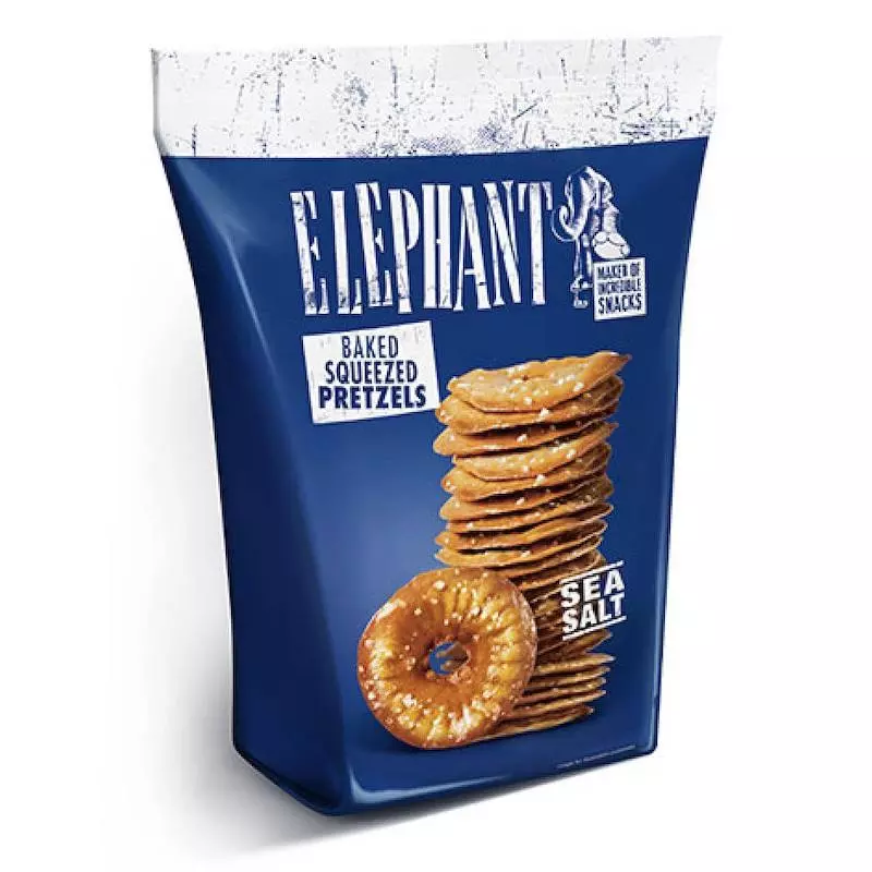 ELEPHANT BAKED PRETZEL SEA SALT 80G