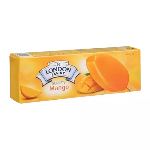 LONDON DAIRY SORBET STICK MANGO 100ML 