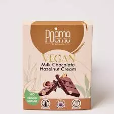 POEME VEGAN MILK CHOCOLATE HAZELNUT CREAM 55G