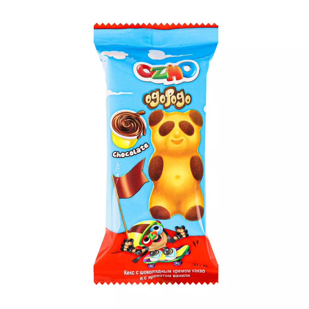 OZMO OGOPOGO COCOA&VANILLA FLAVOUR CAKE 30 G