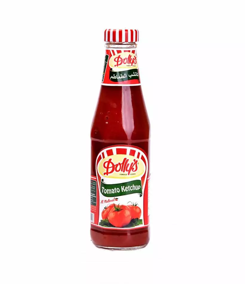 DOLLYS KETCHUP JAR REGULAR 340G