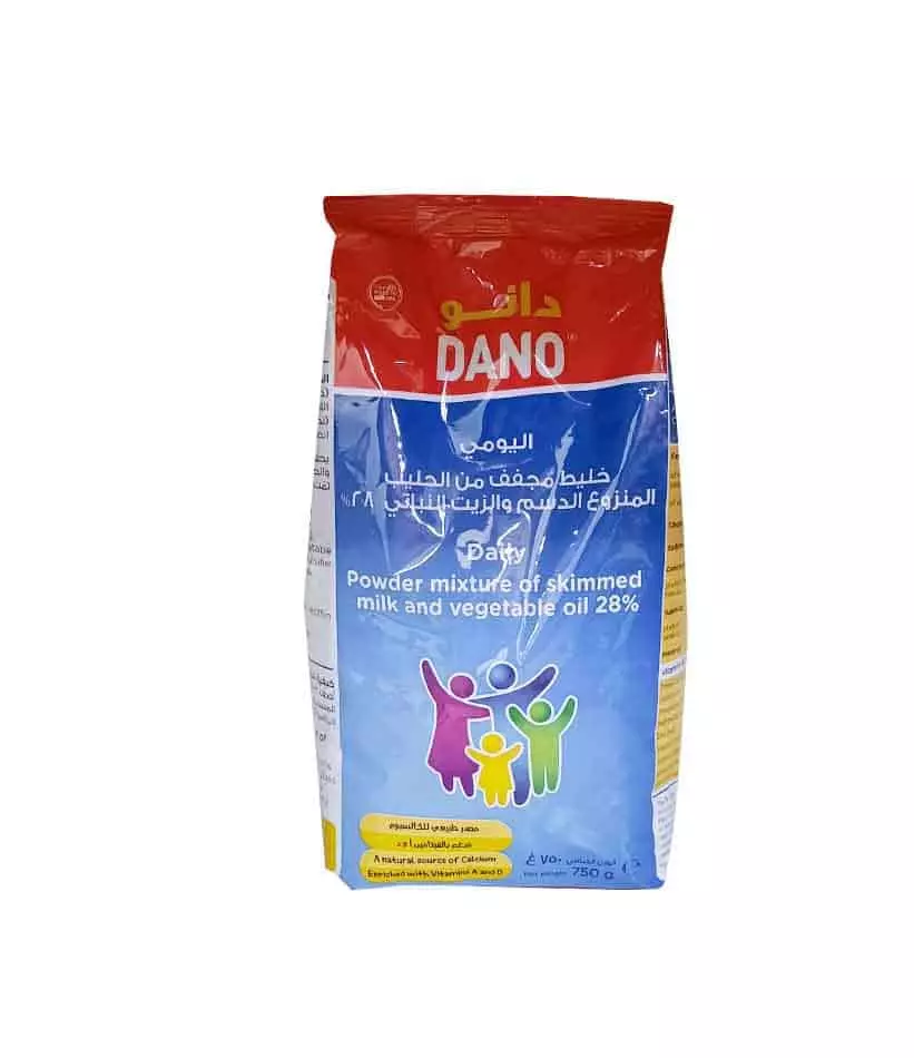 DANO MIXTURE OF SKIMMED MILK & VEGETABLE OIL 750G