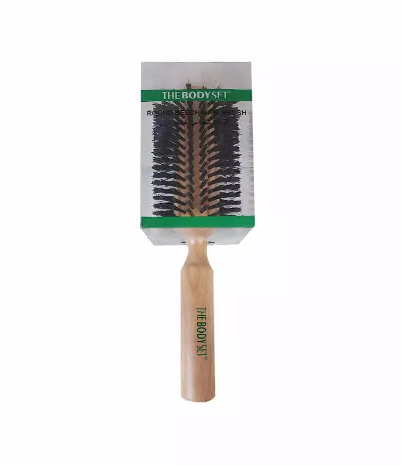 THE BODYSET ROUND BEECH HAIR BRUSH 3052