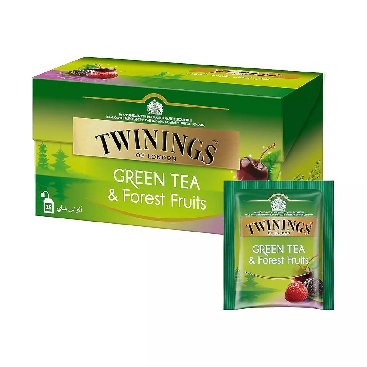 TWININGS GREEN TEA & FOREST FRUITS *25