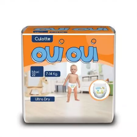OUI OUI DIAPERS ORANGE 7.14KG