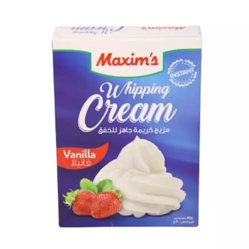 MAXIM S WHIPPING CREAM VANILLA 80 G