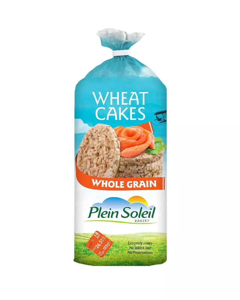 PLEIN SOLEIL WHEAT CAKES WHOLE GRAIN 125G 