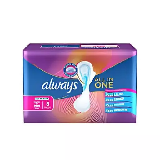 ALWAYS ALL IN ONE ULTRA SLIM PADS REGULAR *8