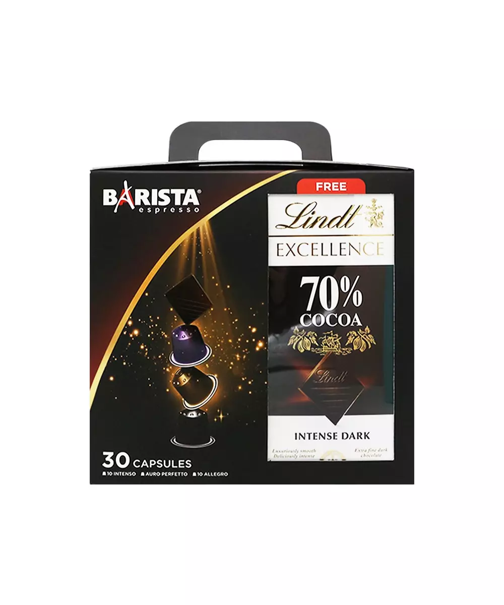 BARISTA CAPSULES + LINDT FREE