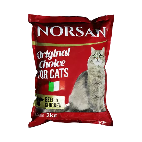 NORSAN FOR CATS BEEF & CHICKEN 2 KG