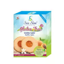 SEA SLIM VANILLA BISCUITS GF 150 G