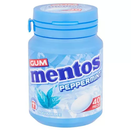MENTOS GUM PEPPERMINT 56G 