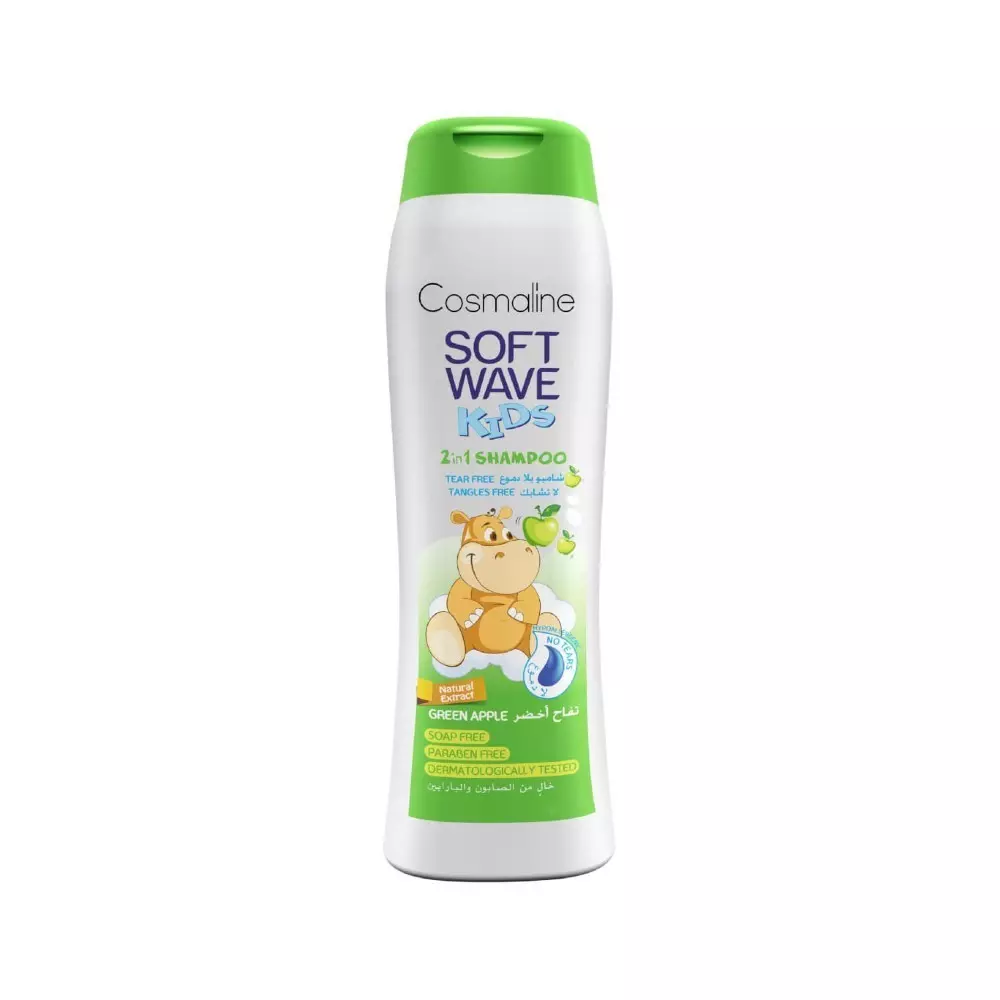 COSMALINE SOFT WAVE GREEN APPLE 400 ML