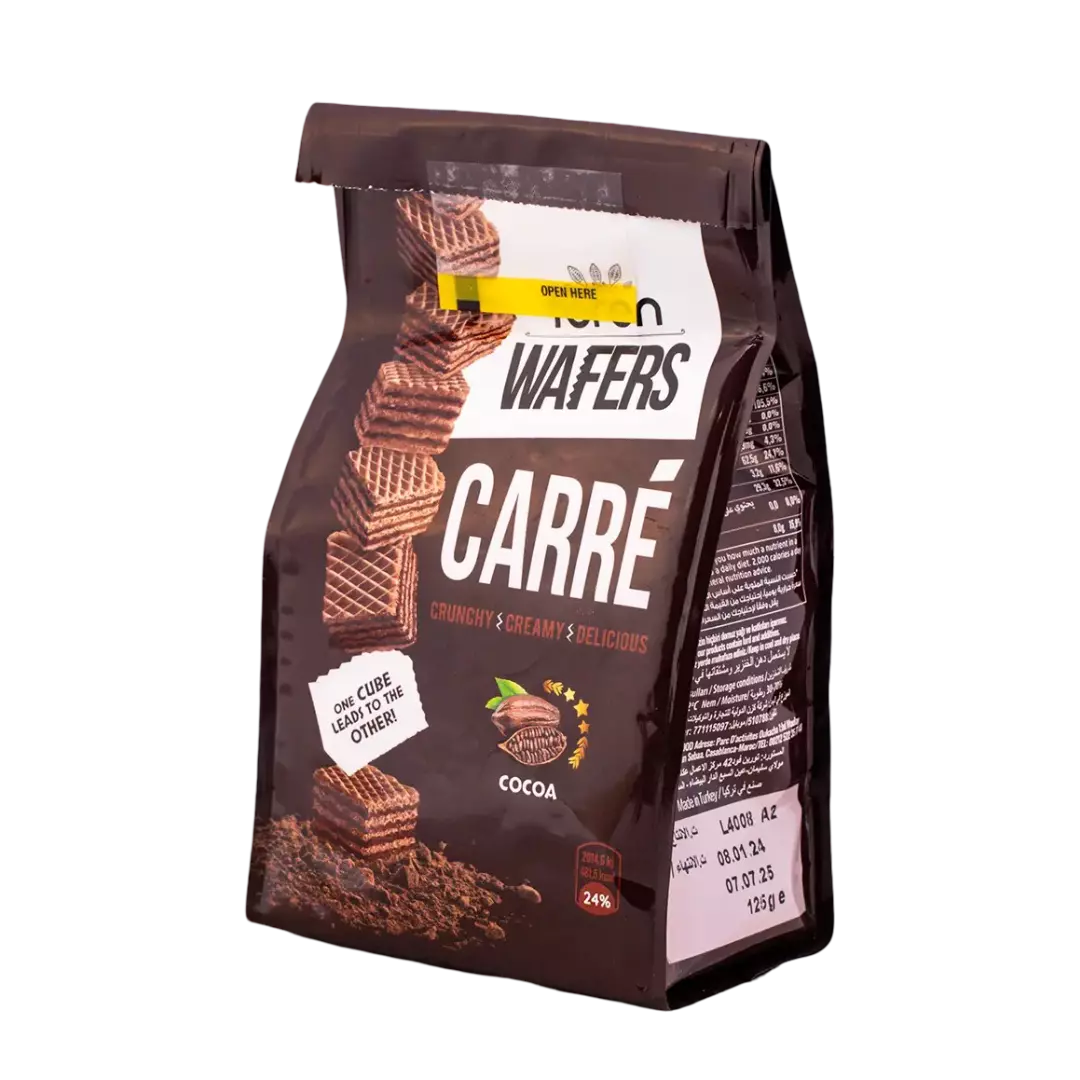 TOREN WAFERS CARRE COCOA BROWN 125 G