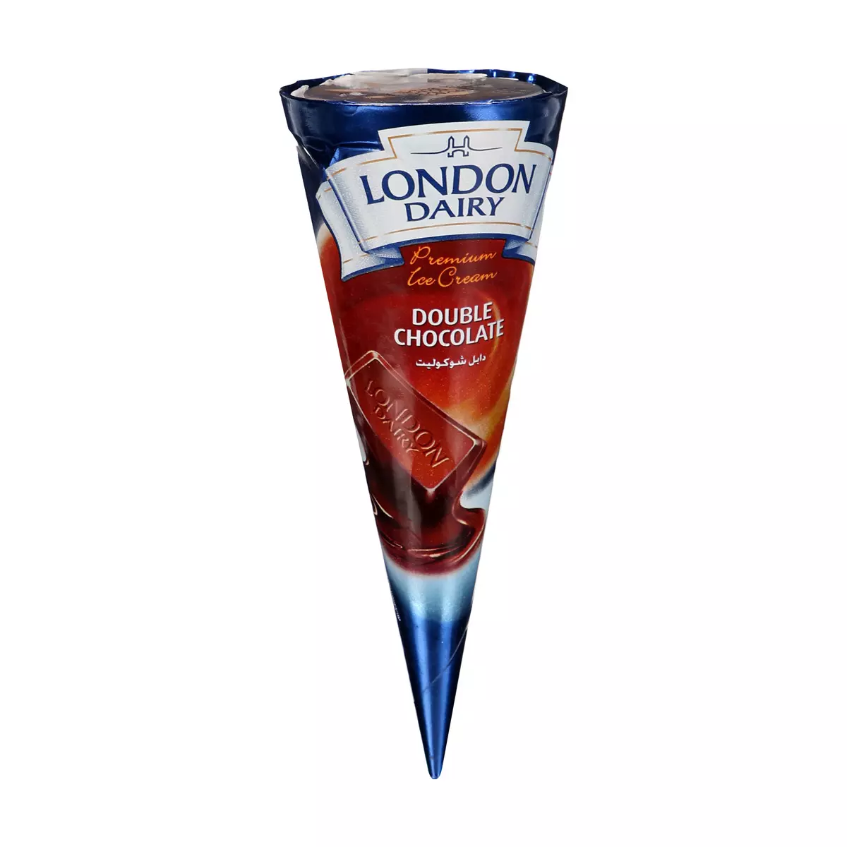 LONDON DAIRY CONE DOUBLE CHOCOLATE 120ML 
