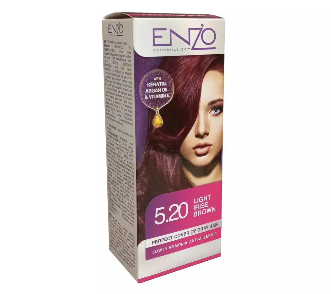 ENZO HAIR COLOR LIGHT BROWN #5.2