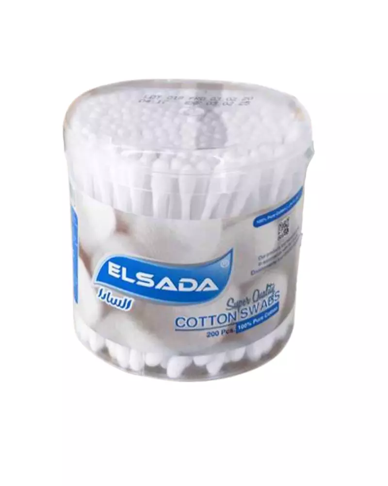 ELSADA COTTON SWABS ROUND*200
