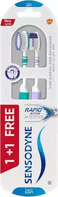 SENSODYNE TOOTH BRUSH RAPID ACTION SOFT *2